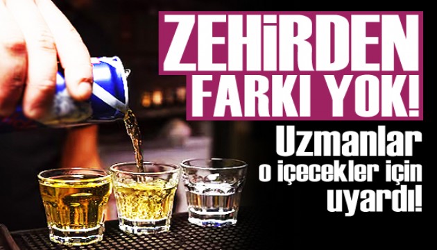 Enerji içeceği uyarısı: Zehirden farkı yok!