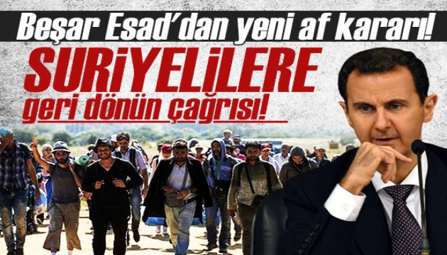 Beşar Esad'dan yeni af kararı!