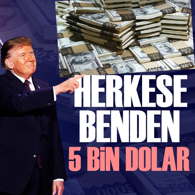 Trump'tan seçim vaadi: Kazanırsak herkese 5 bin dolar!