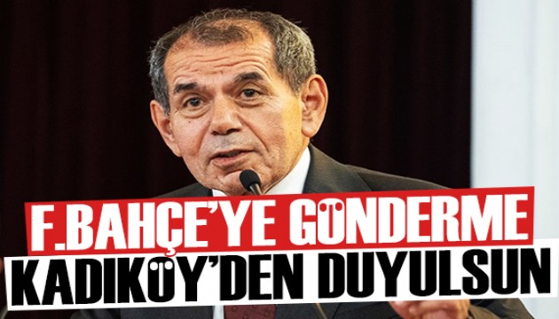 Dursun Özbek'ten Fenerbahçe'ye gönderme