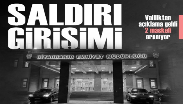 Diyarbakır Emniyet Müdürlüğü'ne patlayıcılı saldırı girişimi