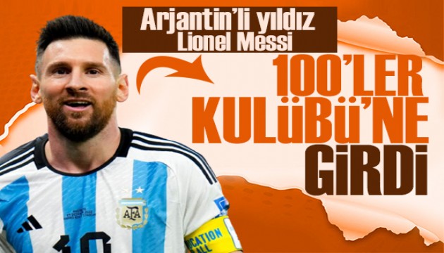 Arjantin'li yıldız Messi “100’ler kulübü”ne girdi