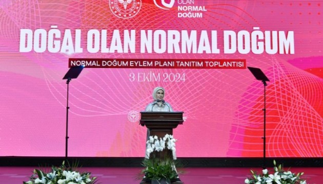 Emine Erdoğan'dan anne adaylarına 'normal doğum' çağrısı