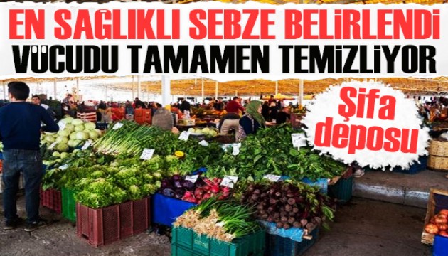 Dünyanın en sağlıklı sebzesi seçildi: Vücudu tamamen temizliyor