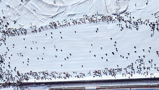 Erciyes'e ziyaretçi akını