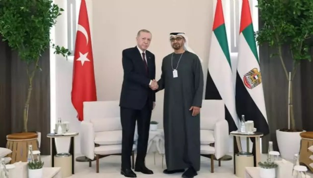 Erdoğan Al Nahyan ile görüştü