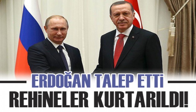 Cumhurbaşkanı Erdoğan istedi Mariupol'deki rehineler kurtarıldı!