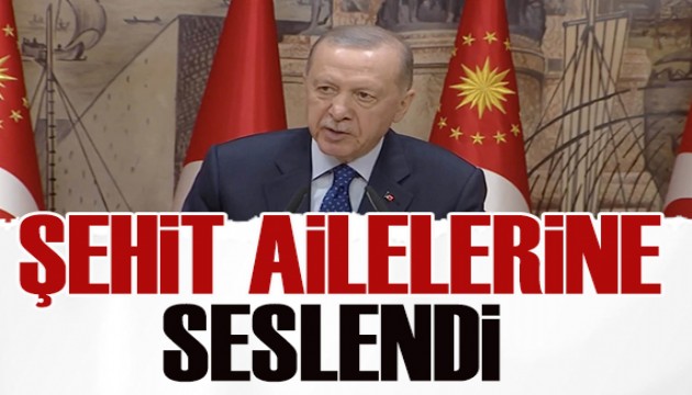 İmralı çağrısı sonrası Erdoğan şehit ailelerine seslendi