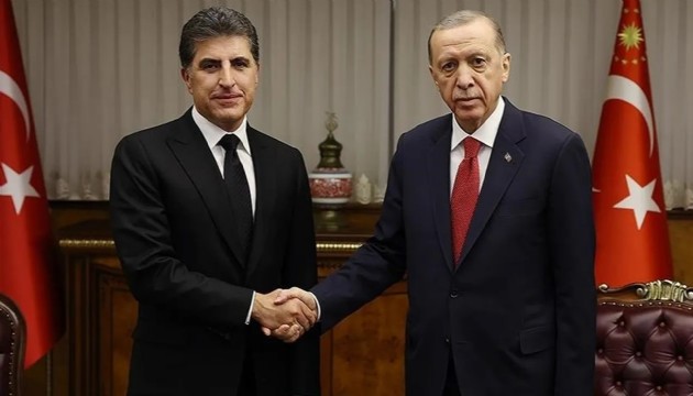 Cumhurbaşkanı Erdoğan Barzani ile görüştü
