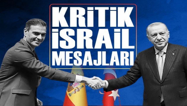 Erdoğan Pedro Sanchez ile görüştü