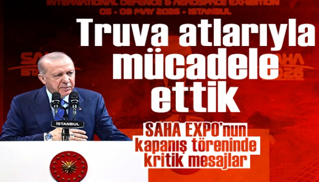 Cumhurbaşkanı Erdoğan'dan SAHA EXPO 2026'nın kapanış programında açıklamalar