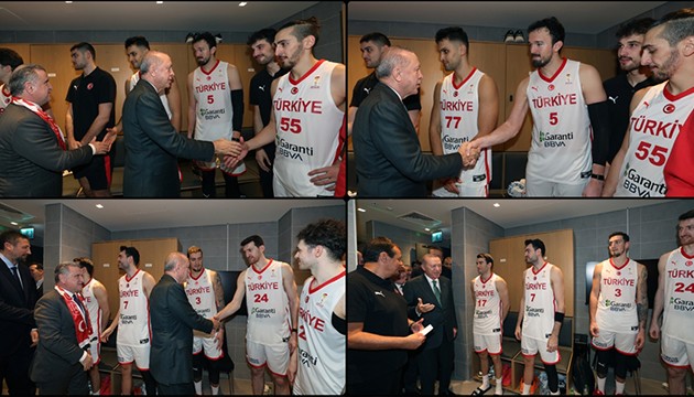 Erdoğan'dan millilere tebrik