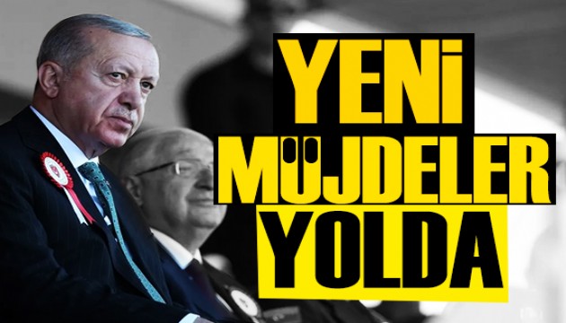 Cumhurbaşkanı Erdoğan'dan müjde sözleri!