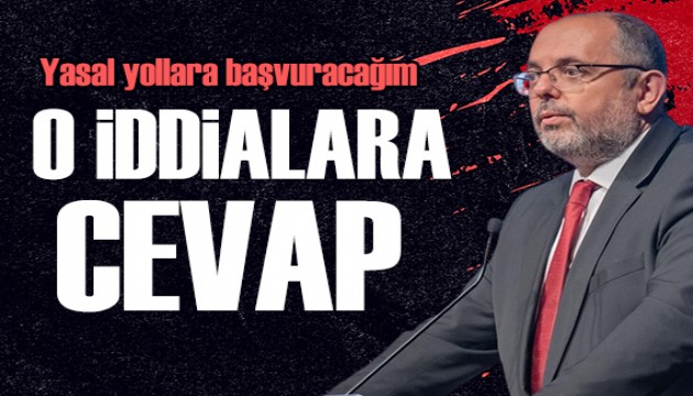 Erhan Afyoncu'dan iddialara cevap: Yasal yollara başvuracağım