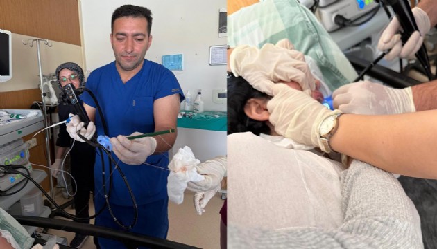 Genç kadının midesinden iki kalem çıkarıldı!