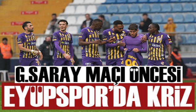 Galatasaray maçı öncesinde Eyüpspor'da kriz: Futbolcular protesto hazırlığında