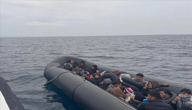 Onlarca düzensiz göçmen yakalandı