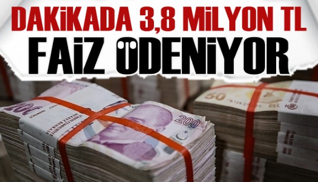 Naki Bakır yazdı: Dakikada 3,8 milyon TL faiz ödeniyor