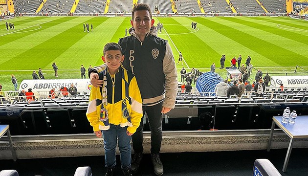 Engelli çocuğun Fenerbahçe hayali gerçek oldu