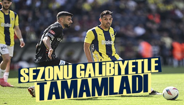 Fenerbahçe sezonu galibiyetle bitirdi