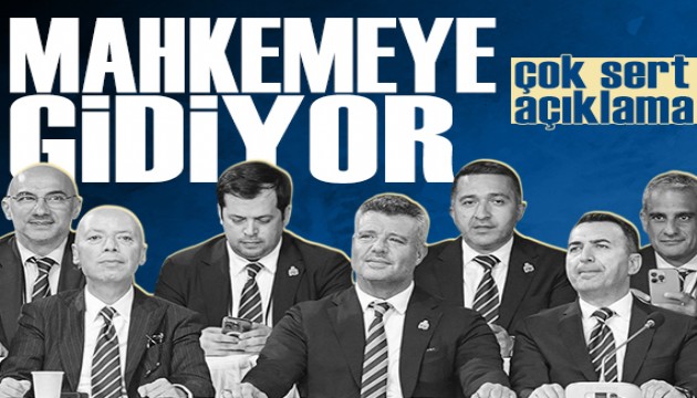 Fenerbahçe'den sert açıklama: “Hukuki süreç başlatıldı”