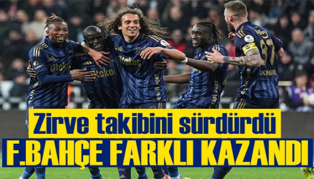 Fenerbahçe zirve takibine devam ediyor: Kayseri'de farklı galibiyet
