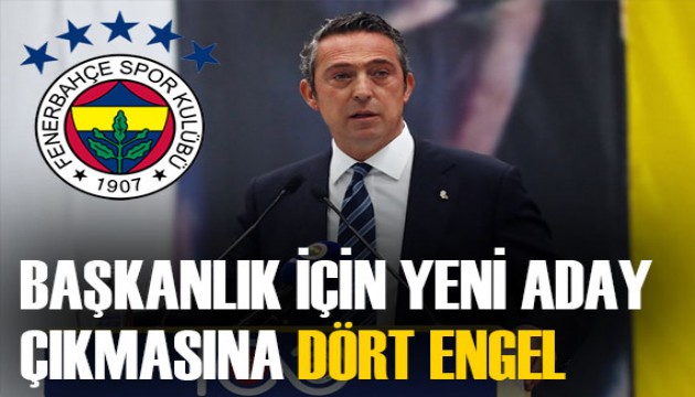 Fenerbahçe'de başkanlık seçimi için yeni bir adayın çıkması zor görünüyor... İşte Ali Koç'un yol haritası