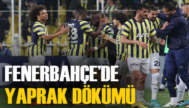 Fenerbahçe'de en az 8 isimle yollar ayrılıyor! İşte o isimler...