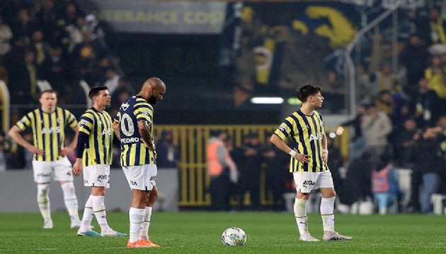 Fenerbahçe'de büyük başarısızlık! 62 yıl sonra ilk kez..