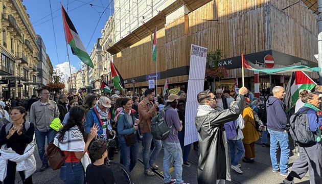 Avrupa'da Filistin gösterileri