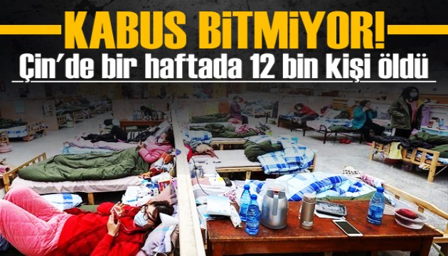 Kabus bitmiyor! Çin'de bir haftada 12 bin 658 ölüm gerçekleşti