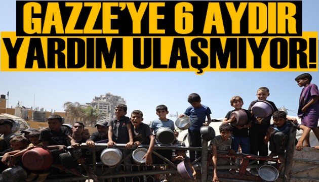UNRWA'dan Gazze açıklaması: 6 aydır yardım ulaştıramıyoruz!