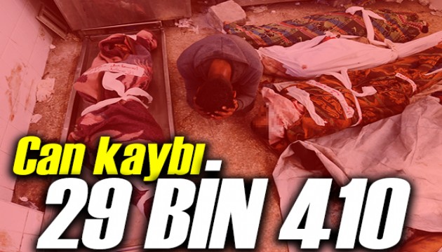 Can kaybı 29 bin 410