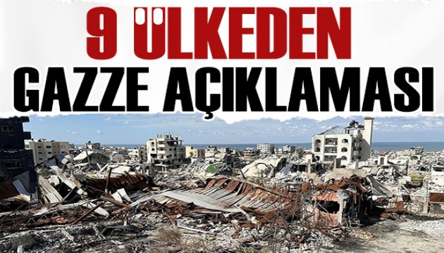 İsrail'in Gazze'yi işgal planına karşı ortak açıklama