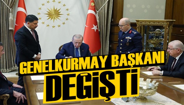 Genelkurmay Başkanı değişti
