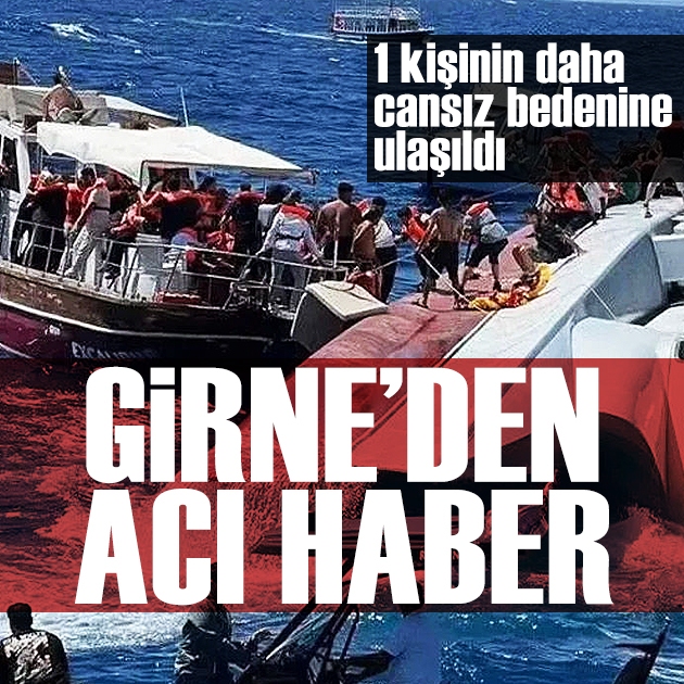 Girne'deki gemi faciasından acı haber