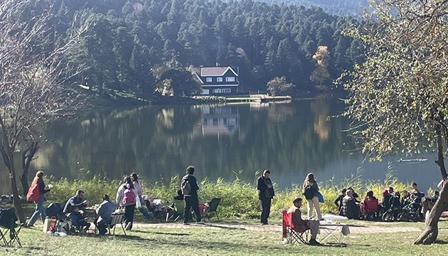 Gölcük Tabiat Parkı'na yoğun ilgi