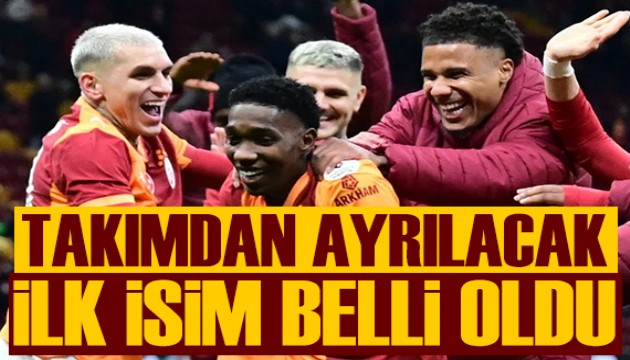 Galatasaray'da ilk ayrılık belli oldu