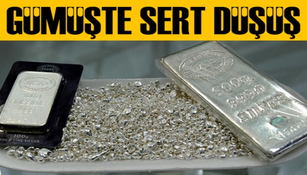 Son dönemin gözdesi gümüşte rekor düşüş