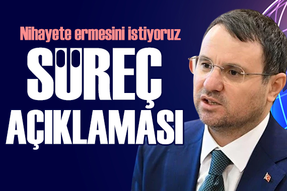 Bakan Gürlek'ten süreç açıklaması
