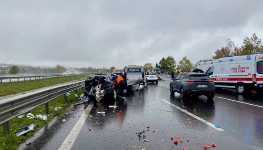 Belediye Başkan Vekili kaza geçirdi