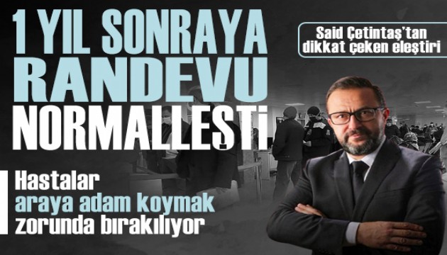 Said Çetintaş'tan dikkat çeken sağlık sistemi eleştirisi: 