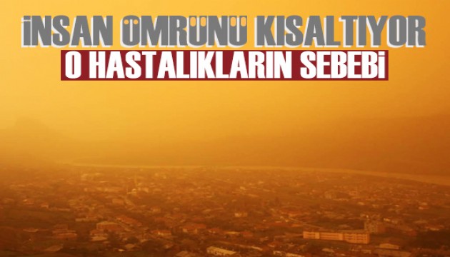 Hava kirliliği yaşam süresini kısaltıyor