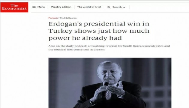 The Economist'ten geri adım