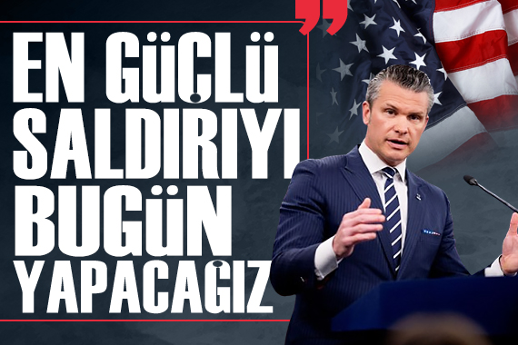 Hegseth: 'İran'a en güçlü saldırı bugün'