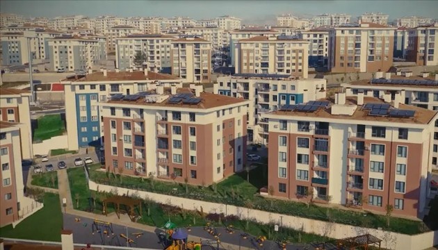 Bakan Kurum'dan deprem bölgesinde yapılan konutlarla ilgili paylaşım