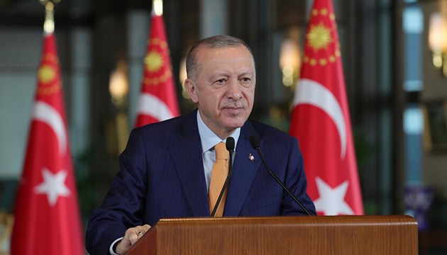 Cumhurbaşkanı Erdoğan'da tebrik mesajı