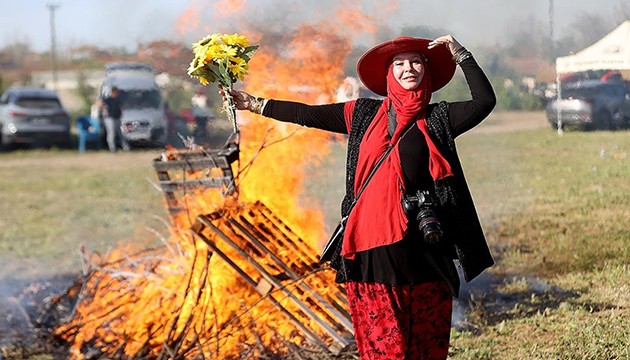 Hıdırellez ateşi yakıldı