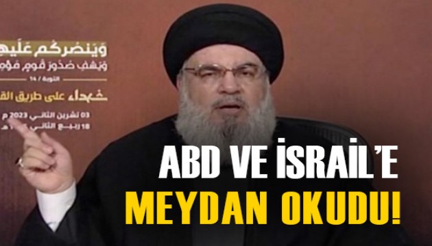 Hizbullah lideri Nasrallah, ABD'yi hedef aldı