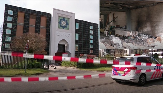 Hollanda'da çirkin saldırı: Cami kundaklandı